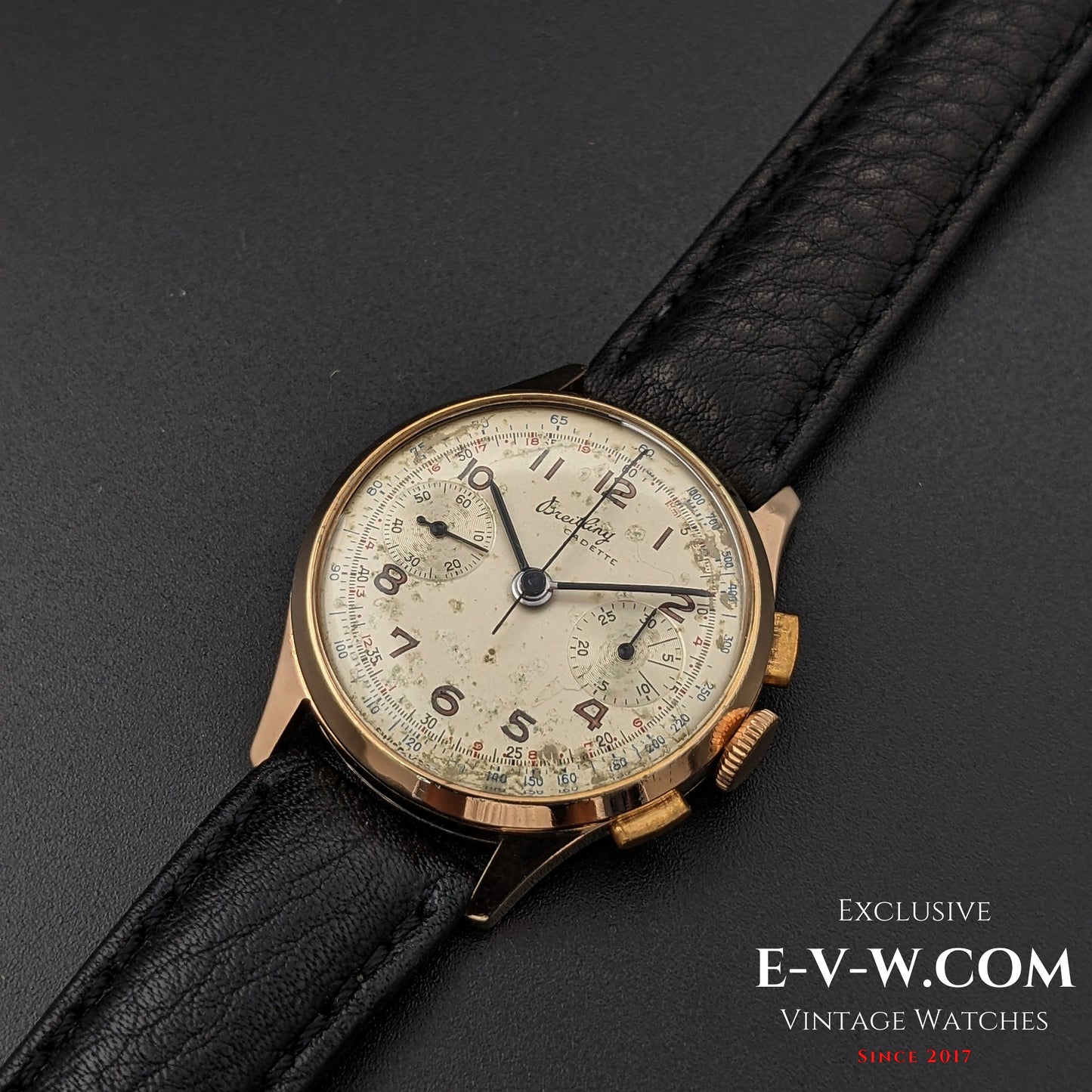 84 Vintage Breitling Cadette Chronographe / Cal. Venus 188 Vintage 1940