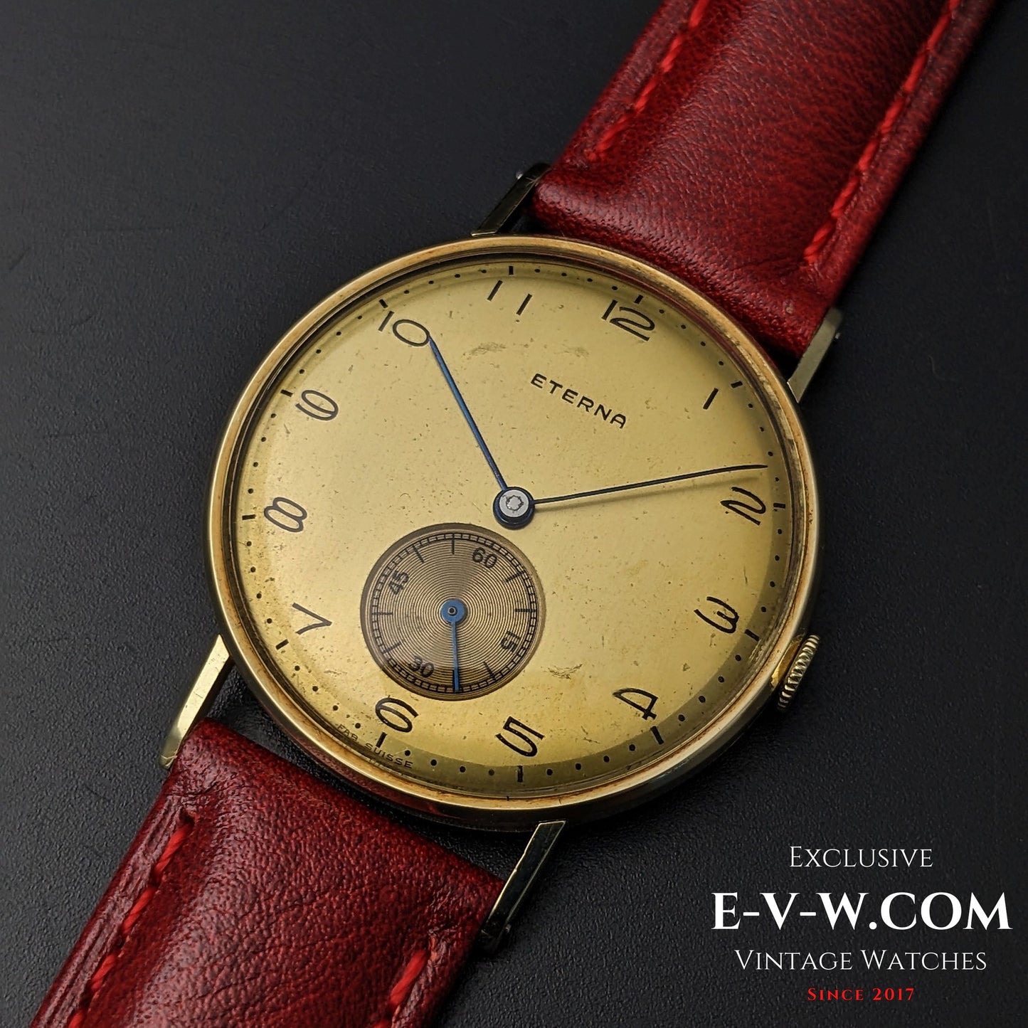 84 Years Old Vintage Eterna 14ct Gold / WWII / Cal. 1020 / Vintage 1941 / Serviced