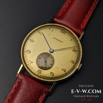 84 Years Old Vintage Eterna 14ct Gold / WWII / Cal. 1020 / Vintage 1941 / Serviced