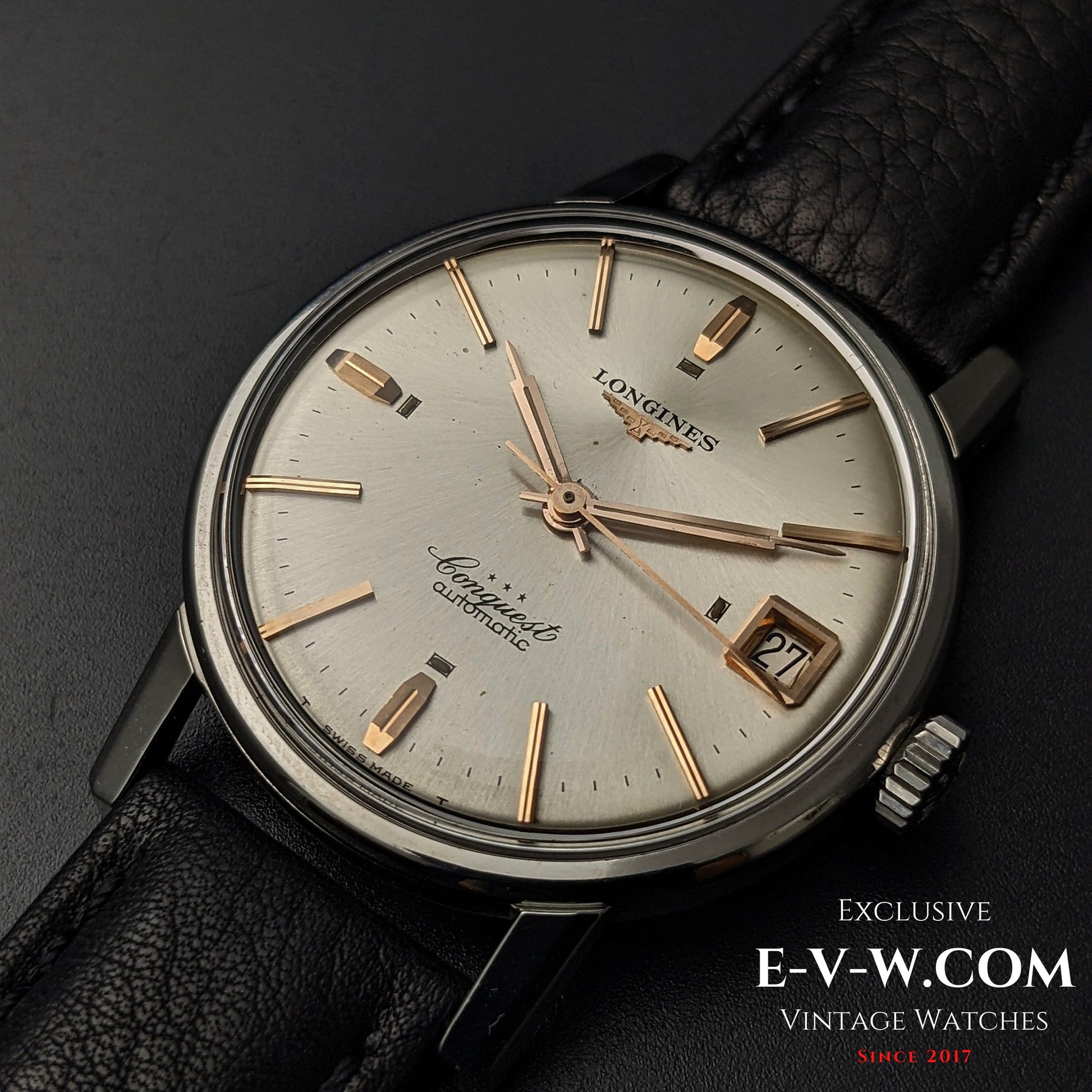 59 Years Old Vintage Longines Conquest Automatic / Ref. 9024 / Cal. 291 / Vintage 1966