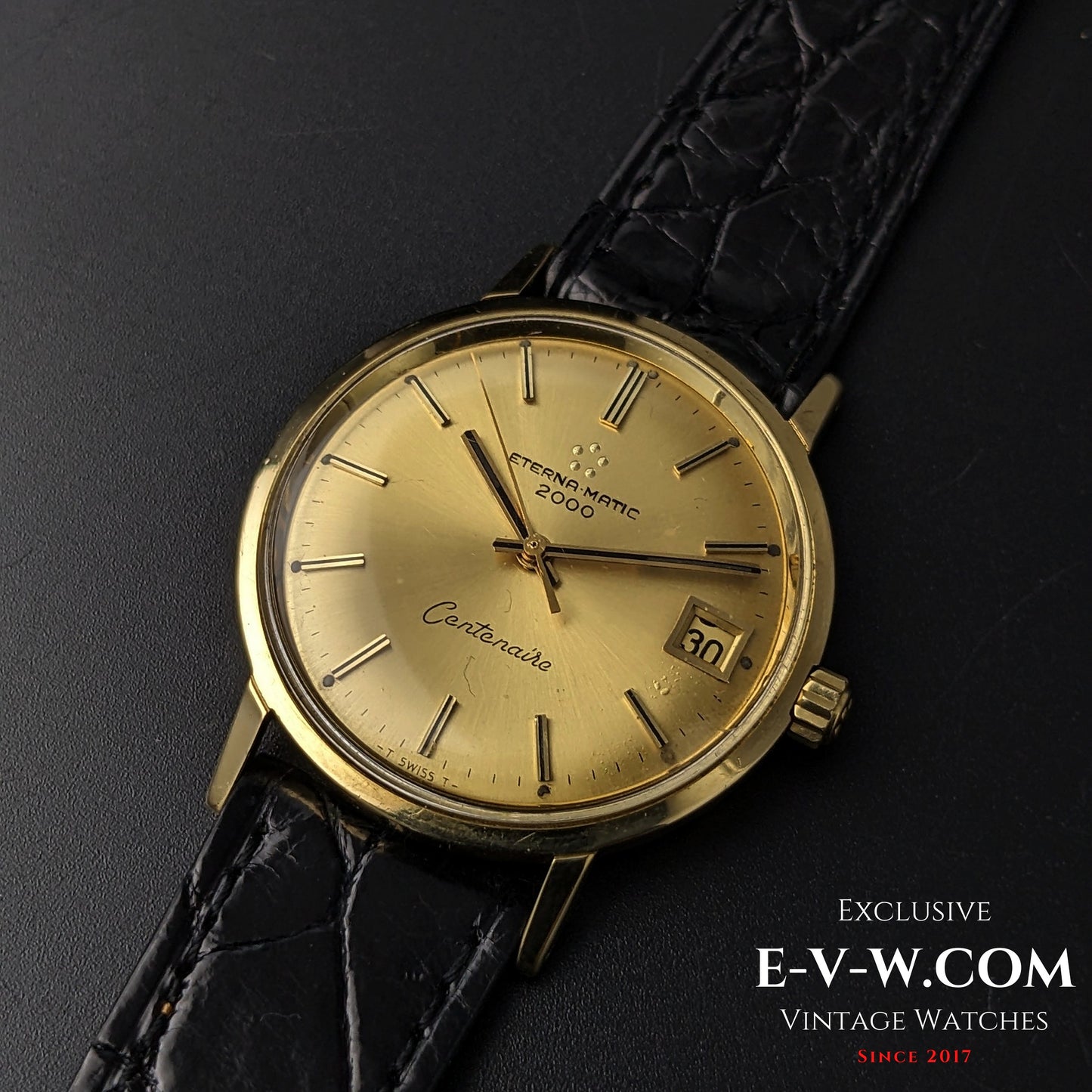 65 Years Old Vintage Eterna Matic 2000 Centenaire / 18K Gold / Ref. 744T / Cal. 1481K / Vintage 196065 Years Old Vintage Eterna Matic 2000 Centenaire / 18K Gold / Ref. 744T / Cal. 1481K / Vintage 1960