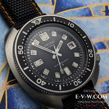 55 Years Old Vintage SEIKO Diver Capitan Willard Automatic Ref. 6105-8110 / Cal. 6105B / Vintage 1970s / Serviced