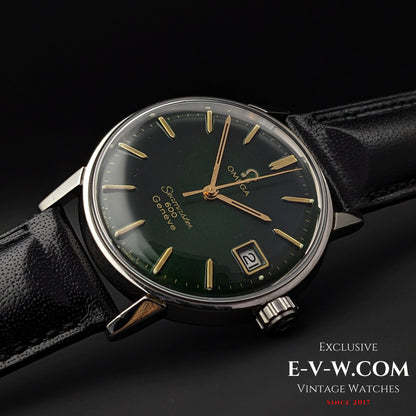57 Years Old Vintage Omega Seamaster 600 / Green Dial /Ref. 13600011 / Cal.611 / 1966 Vintage