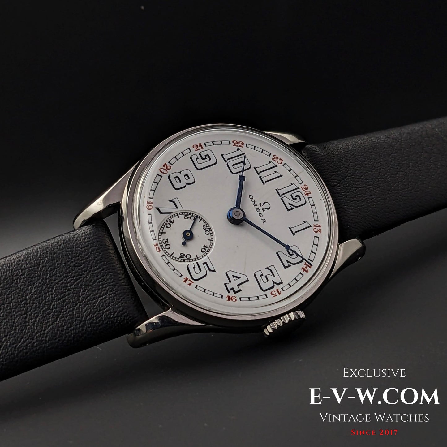 84 Years Old Rare Omega Art Deco / Cal. 25,6SOBT3/ Vintage 1939