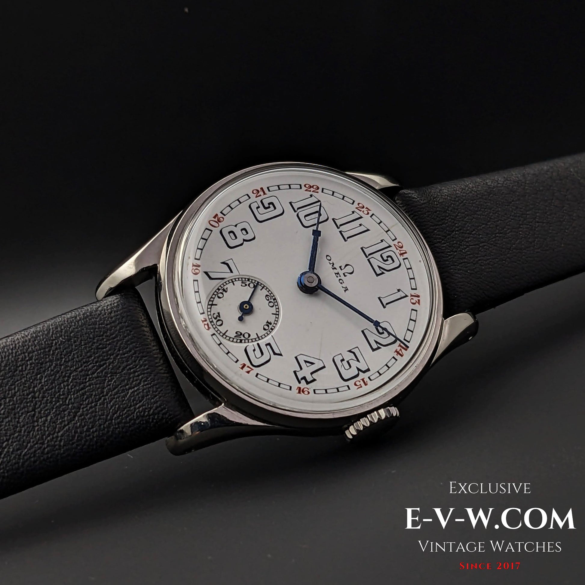 84 Years Old Rare Omega Art Deco / Cal. 25,6SOBT3/ Vintage 1939