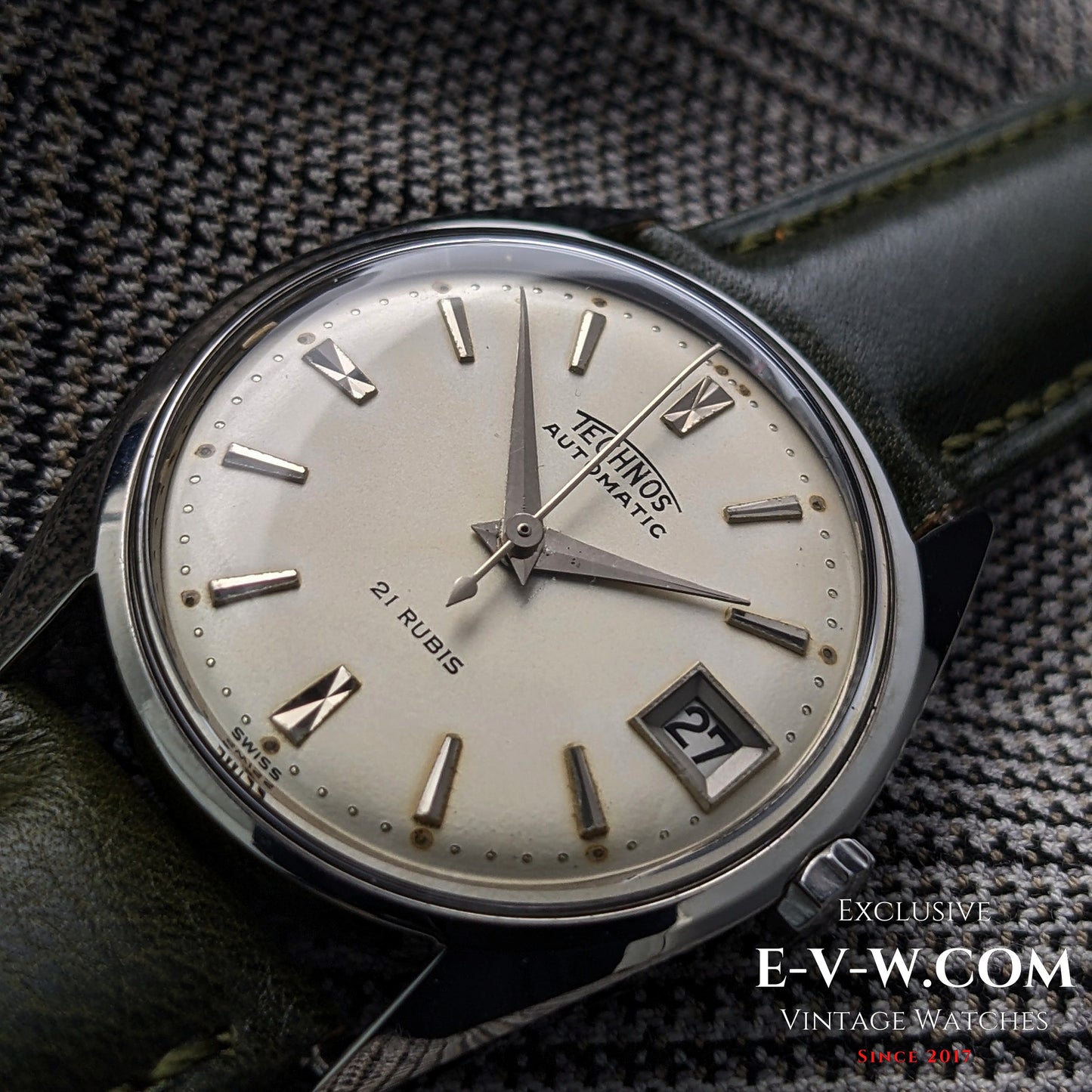 1960s — Technos — Automatic — 2452 — ETA 2452 — Vintage 1960s — Serviced