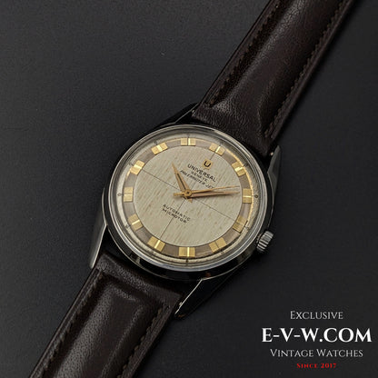 70 Years Old Vintage Universal Genève AUTOMATIC Polerouter JET Microtor /Cal. 218-9 /Vintage 1950s70 Years Old Vintage Universal Genève AUTOMATIC Polerouter JET Microtor /Cal. 218-9 / Vintage 1950s