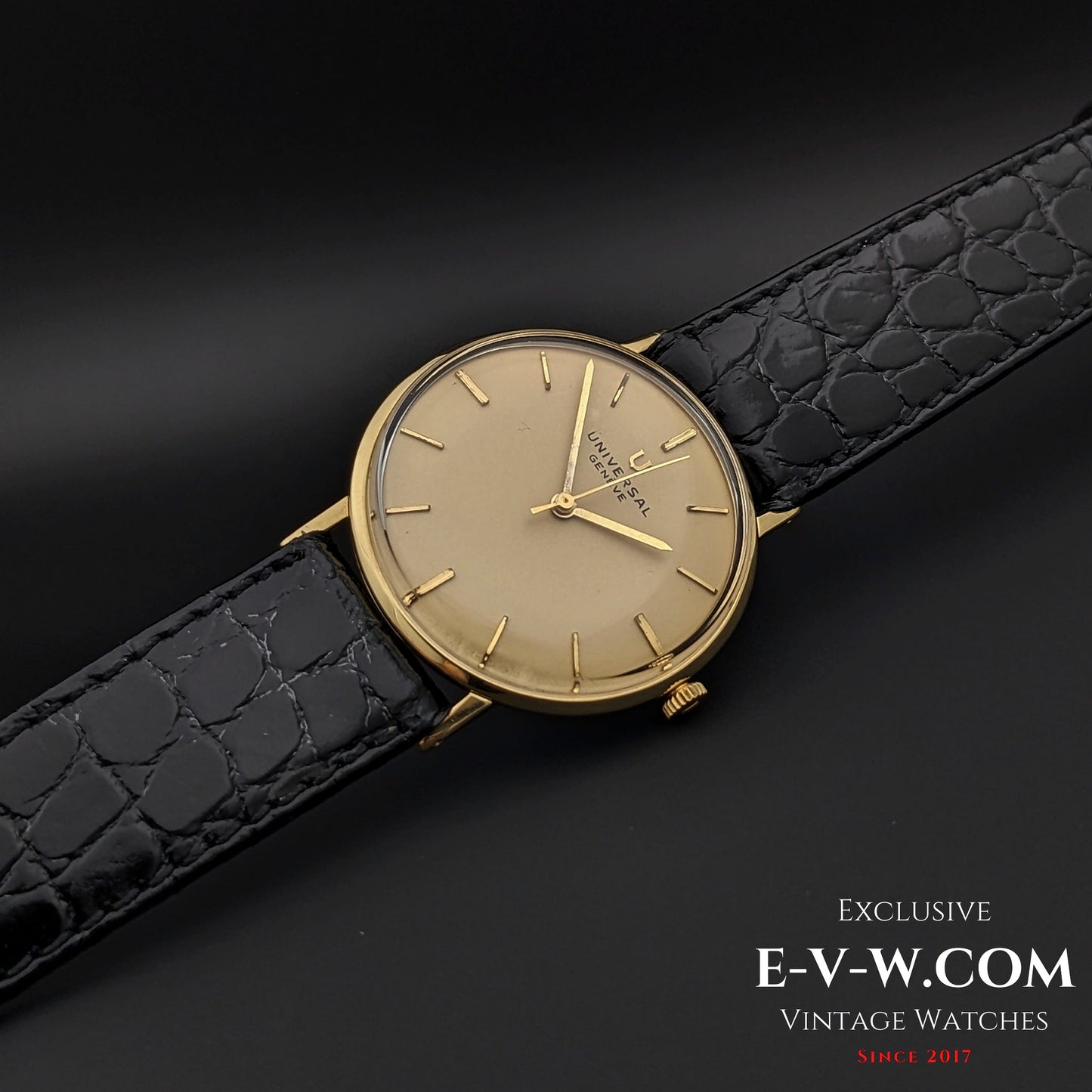 64 Vintage Universal Genève 18k Solid Gold / Cal. 1107 Vintage 1960