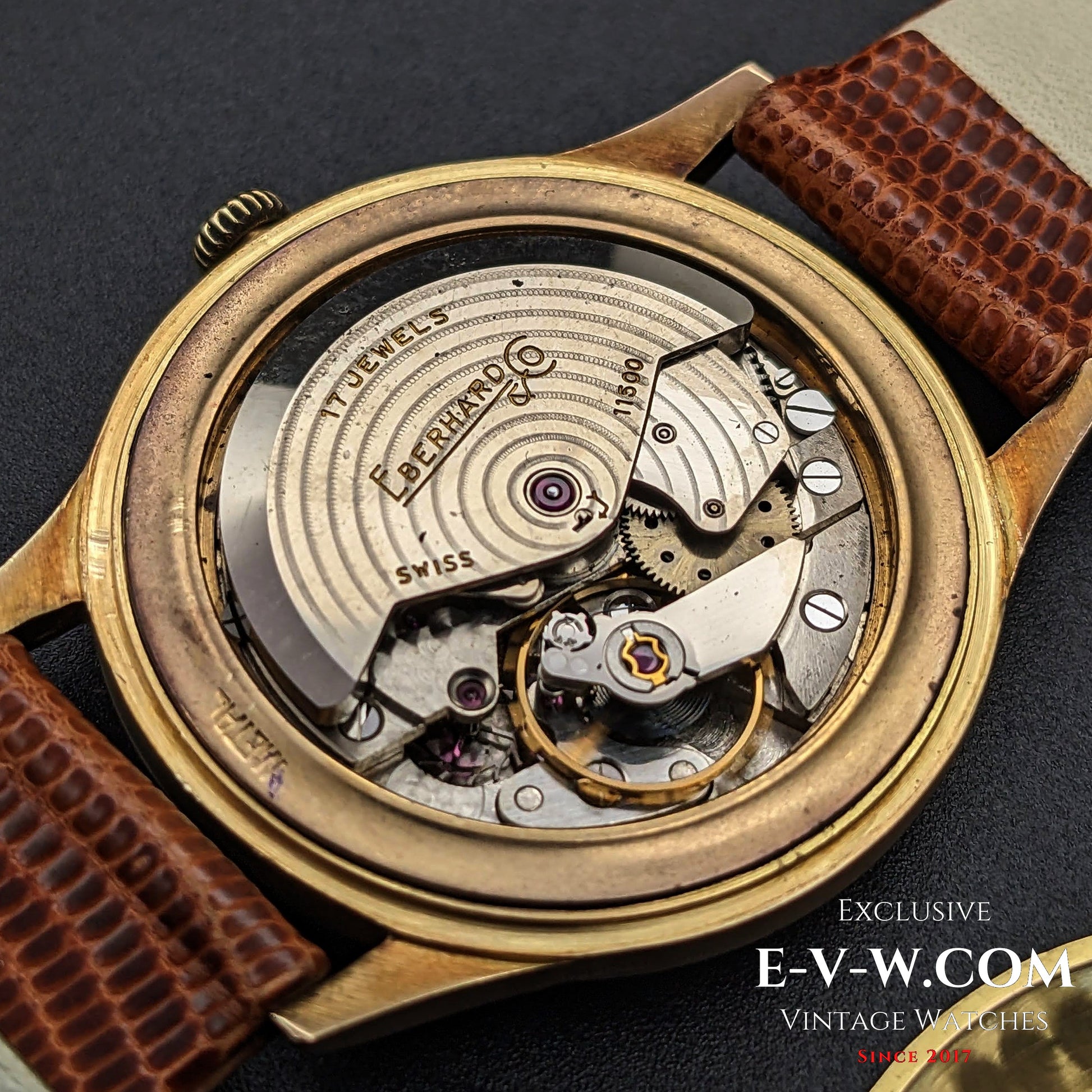 74 Years Old Vintage Eberhard & Co 18k Gold / Automatic Ref. 11601 / Cal. 11500 / Vintage 1950