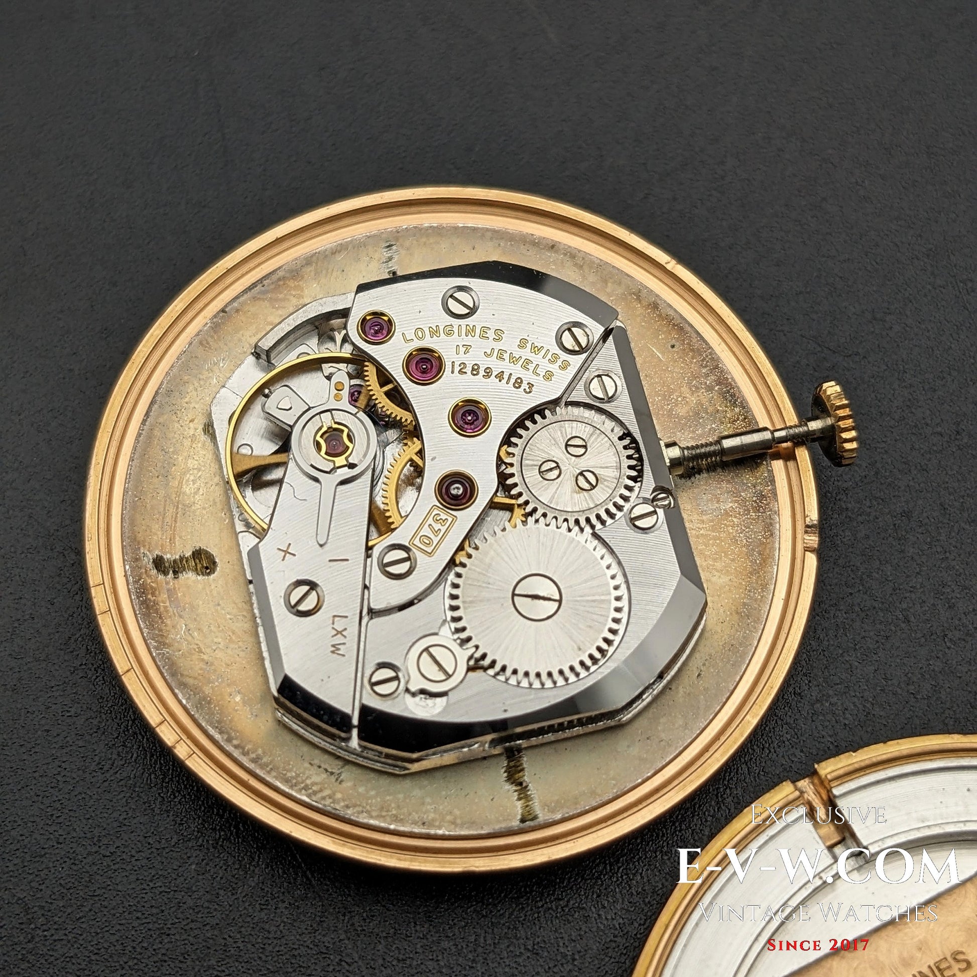 58 Vintage Longines Classic Calatrava 18k rose gold Ref. 7511 / Cal. 370 Vintage 1966