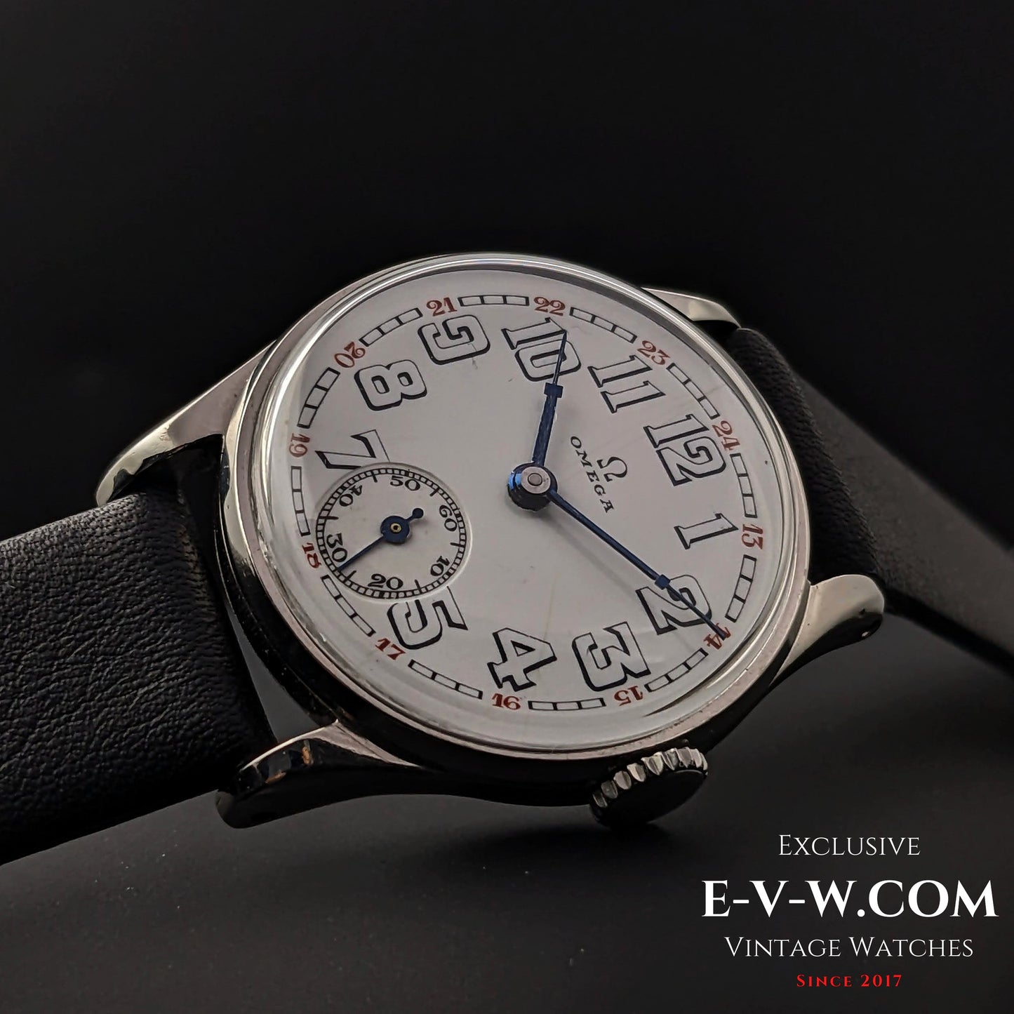 84 Years Old Rare Omega Art Deco / Cal. 25,6SOBT3/ Vintage 1939