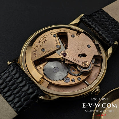 74 Years Old Vintage Omega Automatic Bumper / 14K solid Gold Ref. G6518 / Cal. 351 / Vintage 1950