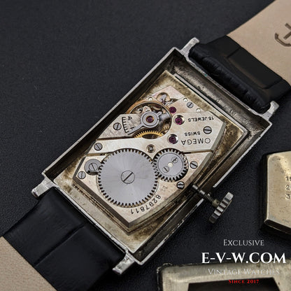 94 Years Old Antique Omega Tank / Art Deco / Cal. T17 Vintage 1930