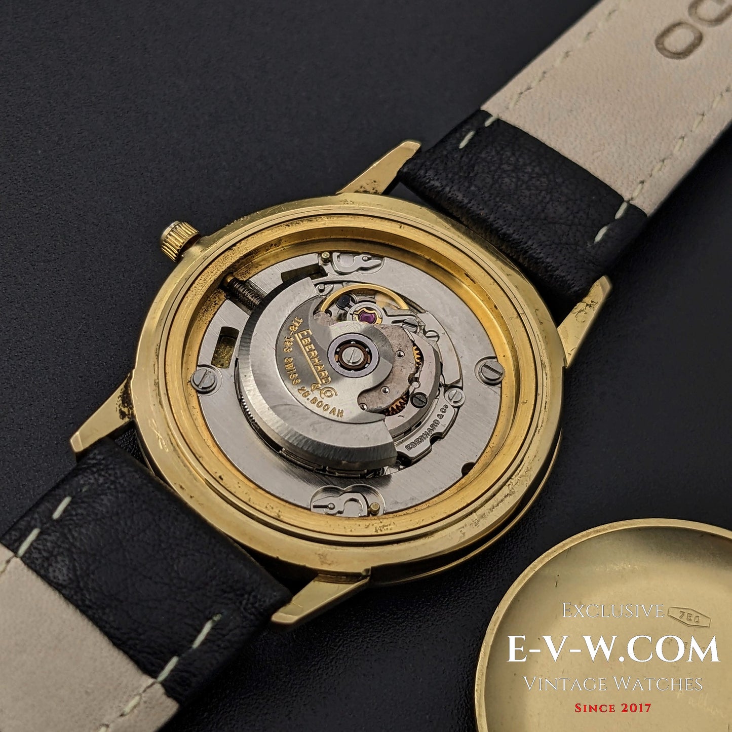 50 Years Old Vintage Eberhard & Co Royal Matic Automatic / 18K Gold / Cal. 2677 / Vintage 1970s50 Years Old Vintage Eberhard & Co Royal Matic Automatic / 18K Gold / Cal. 2677 / Vintage 1970s