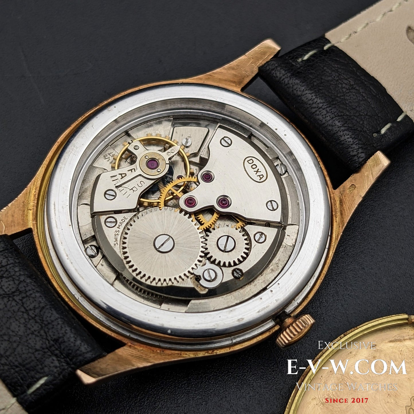 74 Vintage DOXA Antimagnatic / 14k Solid Gold / Cal. 11 1/2 1147 /  Vintage1950