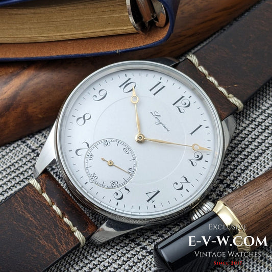 117 Years Old Antique Longines Conversion (1908) | Enamel Dial | Serviced