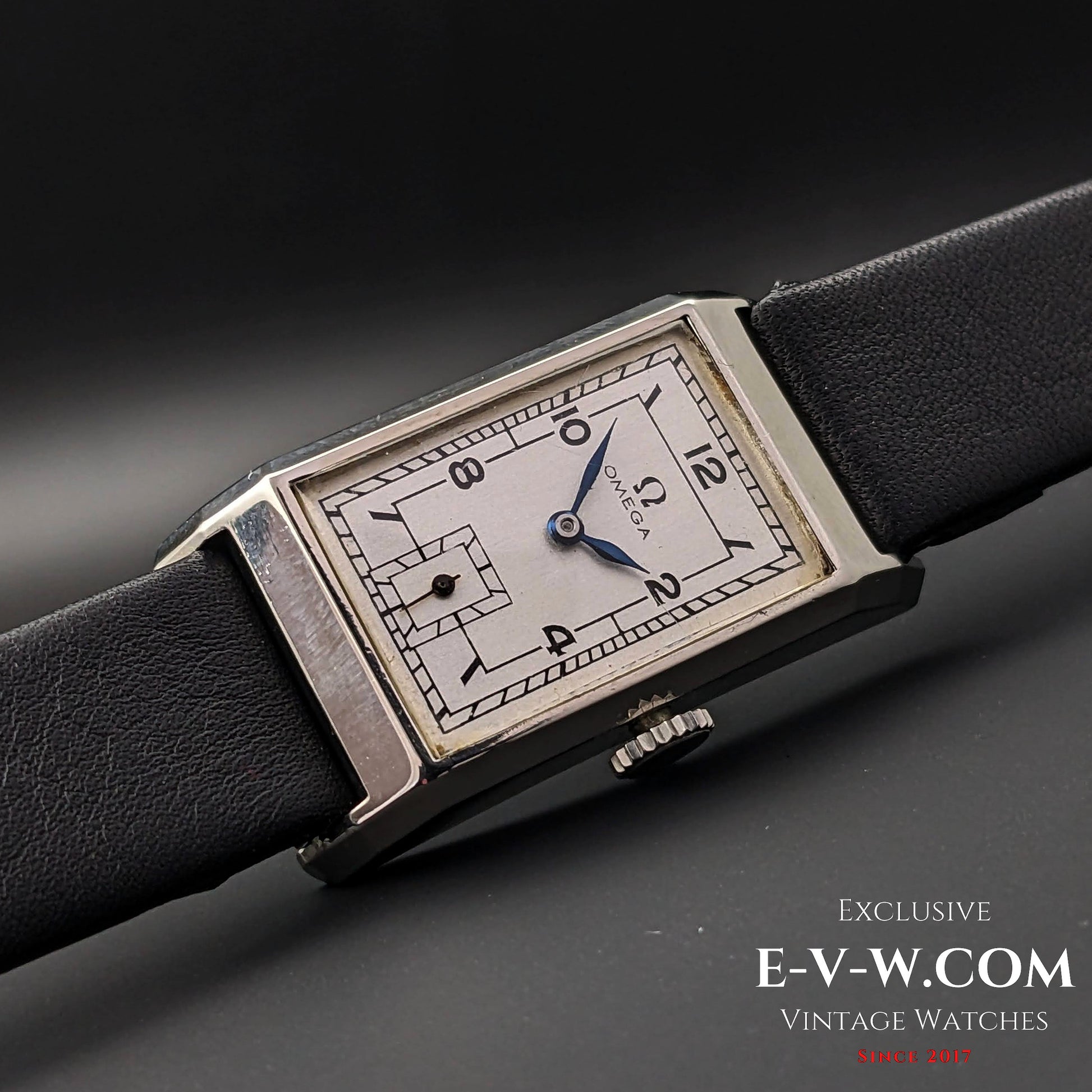 85 Years Old Vintage Omega Tank / Art Deco / Cal. T17 / Vintage 1939