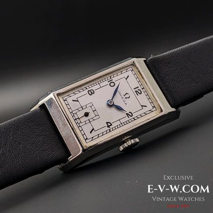 85 Years Old Vintage Omega Tank / Art Deco / Cal. T17 / Vintage 1939