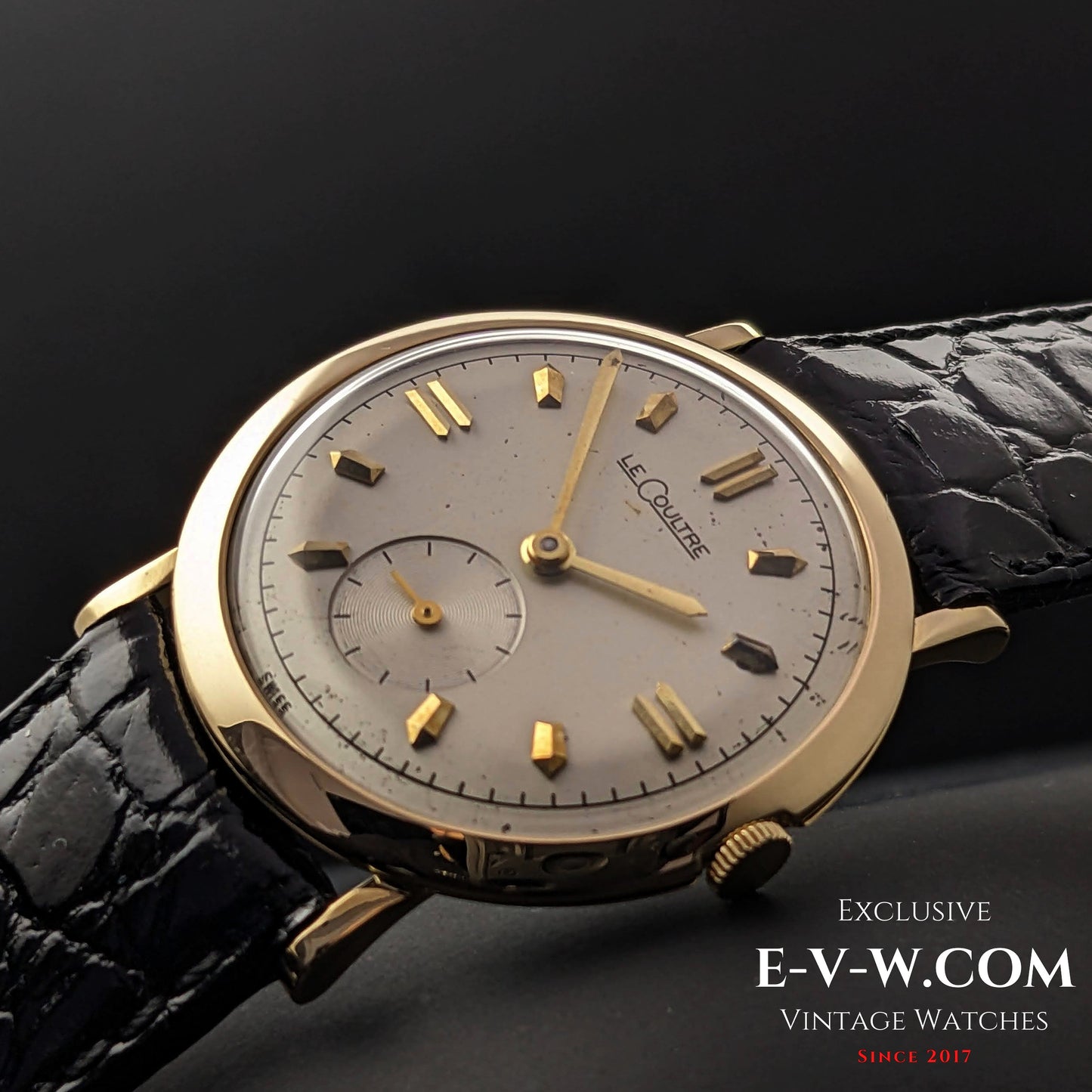 80 Years Old Vintage Jaeger LeCoultre 14K solid Gold / Cal. 480 / Vintage 1940s