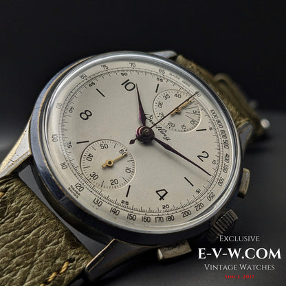 80 Years Old Vintage Breitling Chronograph / WWII / Ref. 178 / Cal. Venus 175 / Vintage 1945