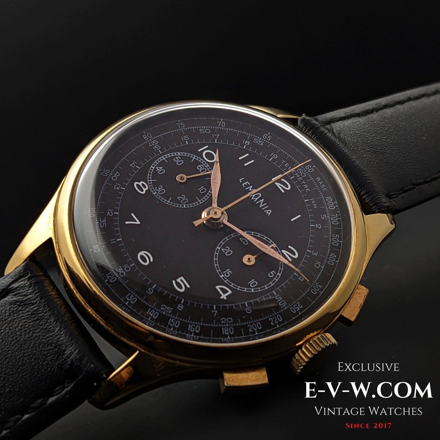80 Years Old Vintage Lemania Chronograph Cal.2310 / Vintage 1940s