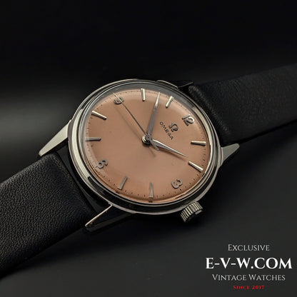 64 Years Old Vintage Omega Seamaster / Salmon dial Ref. 1439 61SC / Cal. 285 / Vintage 1960