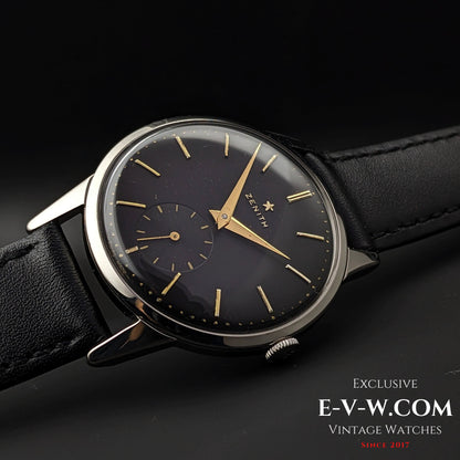 67 Years Old Vintage Zenith Black / Cal. 40 / Vintage 1956