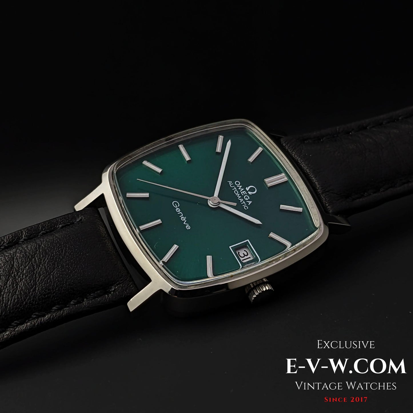 50 Years Old Vintage Omega Automatic / Green Dial Ref. ST1620060 / Cal. 1012 / Vintage 1973