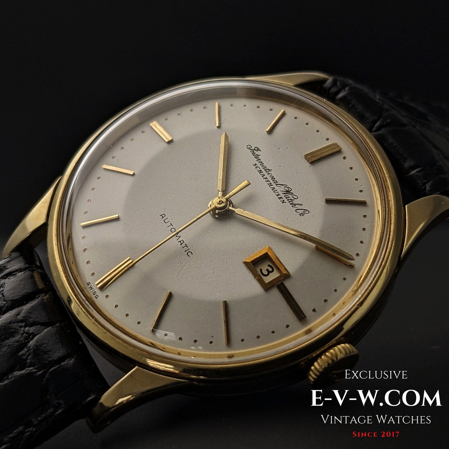 IWC Schaffhausen AUTOMATIC Date | Pie-Pan Dial | Gold-capped | Cal. 8531 | Vintage 1962 | Service 08/2025