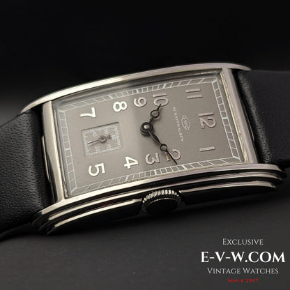 95 Years Old Antique IWC Schaffhausen Very rare / Art Deco Tank / Cal. 87 / Antique 1929