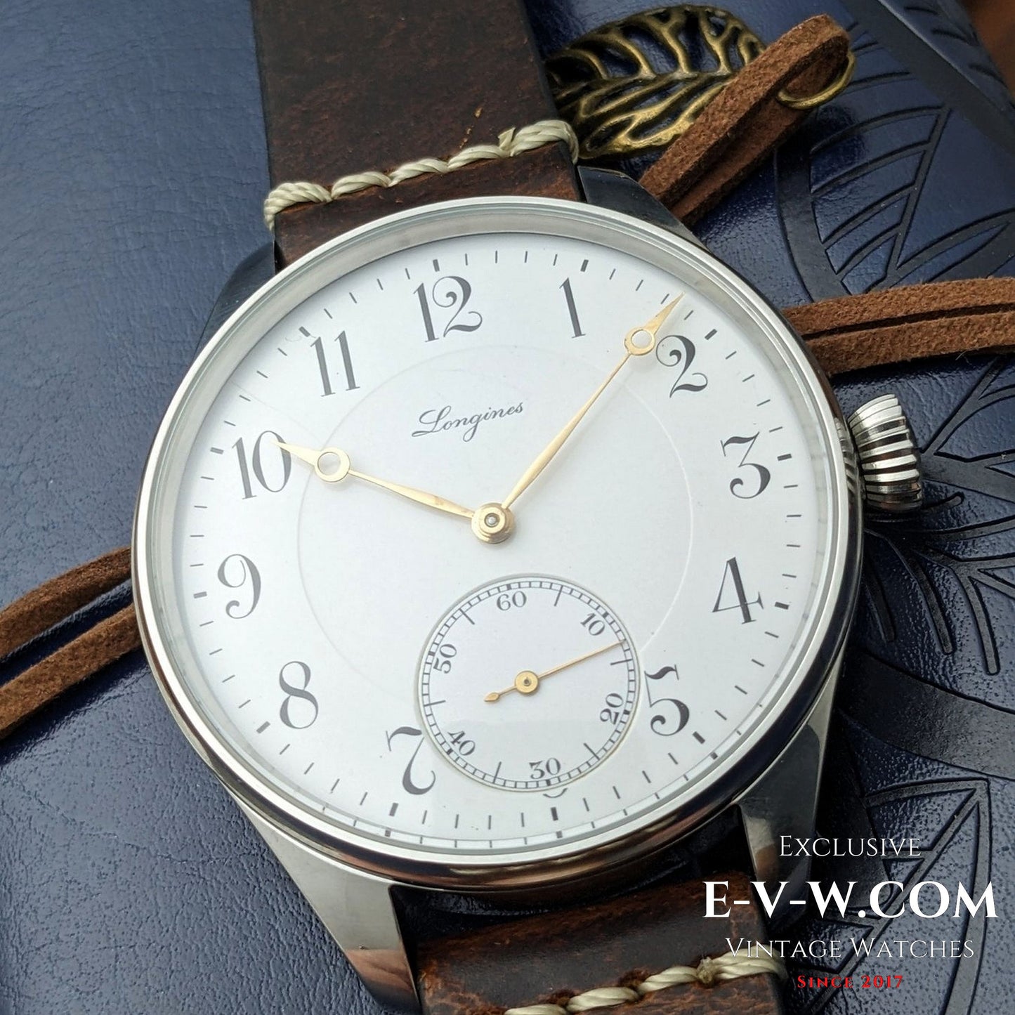 117 Years Old Antique Longines Conversion (1908) | Enamel Dial | Serviced