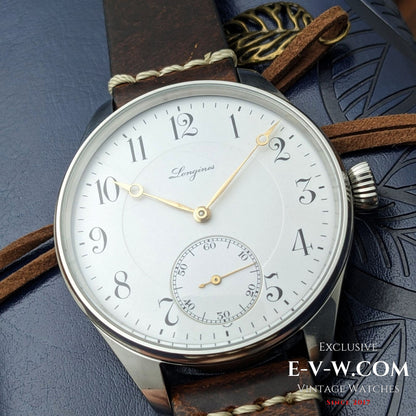 117 Years Old Antique Longines Conversion (1908) | Enamel Dial | Serviced