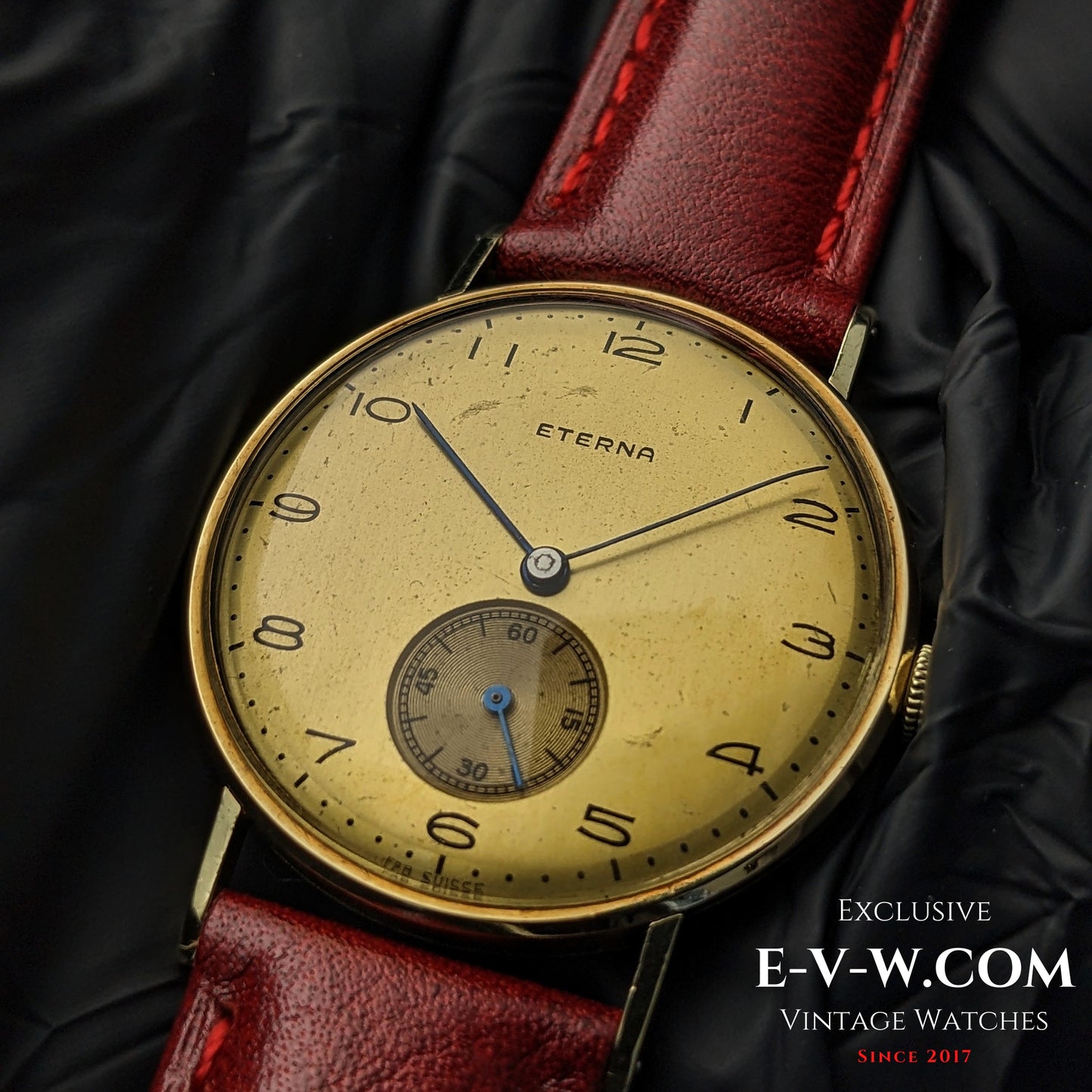 84 Years Old Vintage Eterna 14ct Gold / WWII / Cal. 1020 / Vintage 1941 / Serviced