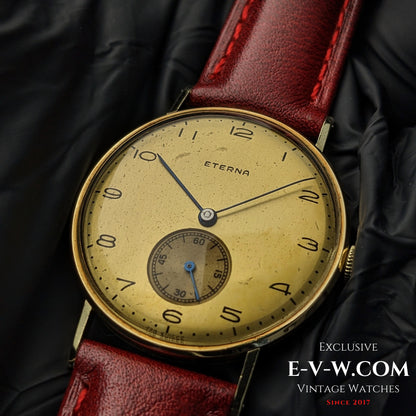 84 Years Old Vintage Eterna 14ct Gold / WWII / Cal. 1020 / Vintage 1941 / Serviced