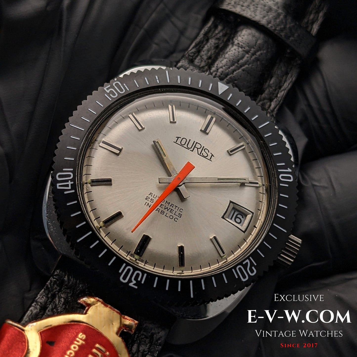 55 Years Old Vintage Tourist NOS Automatic / Diver / 25 Jewels / Cal. 2728 / Vintage 1970