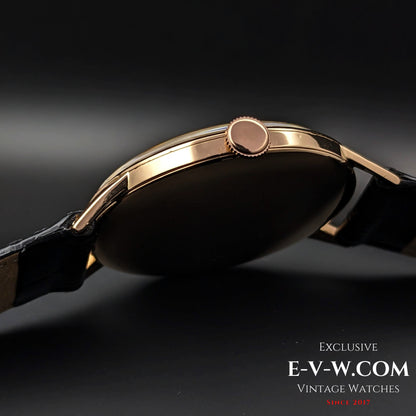 74 Years Old Vintage Cyma Jumbo 18k Gold / Cal. 586 / Vintage 1950