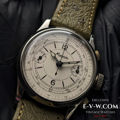 85 Years Old Vintage Minerva Chronograph / Cal. 13-20 / Vintage 1940