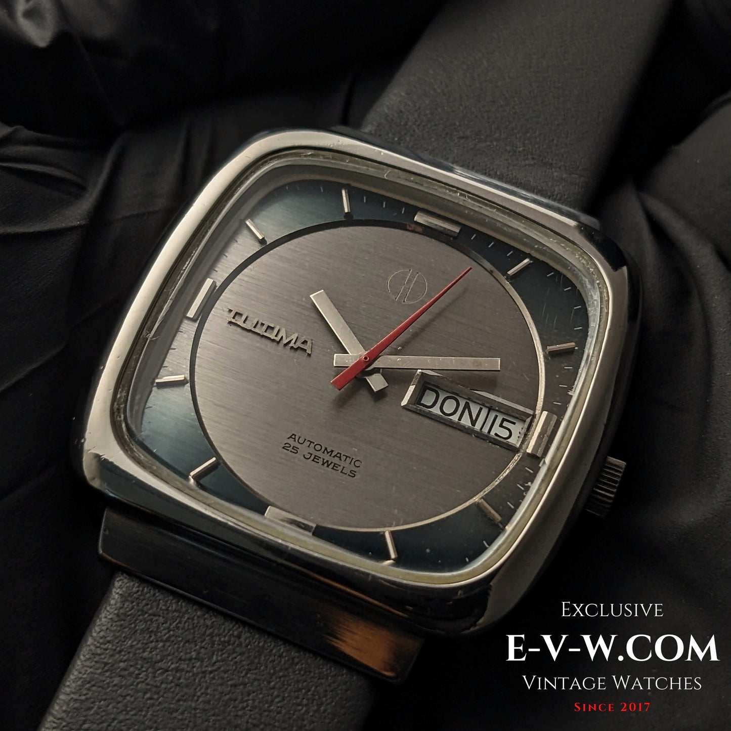 Vintage TUTIMA Glashütte heritage | Automatic TV case Day-Date | Cal. PUW 1563T | Vintage 1970 / Serviced