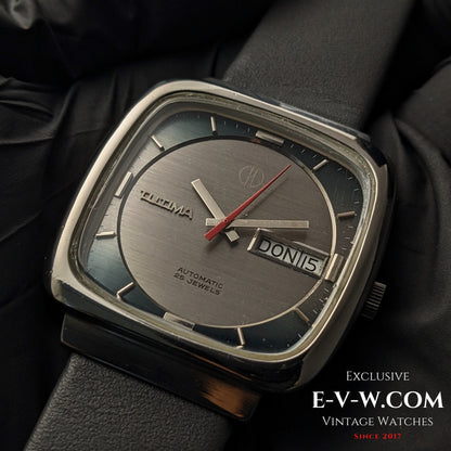 Vintage TUTIMA Glashütte heritage | Automatic TV case Day-Date | Cal. PUW 1563T | Vintage 1970 / Serviced