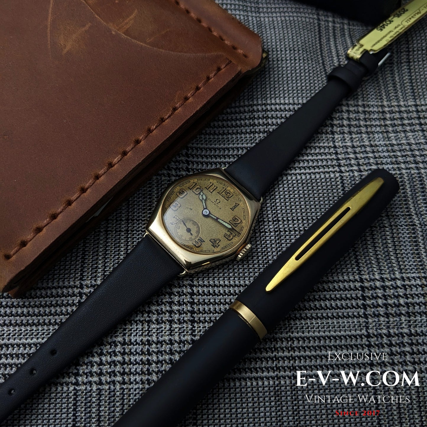 96 Years Old Antique Omega Art Deco Gold Plaqué | Cal. 26.5 SOB | Antique 1929 | Serviced