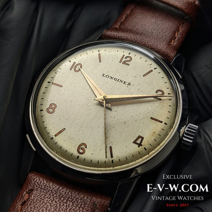81 Years Old Vintage Longines Classic WWII / Ref. 7222-1 / Cal. 27M / Vintage 1944