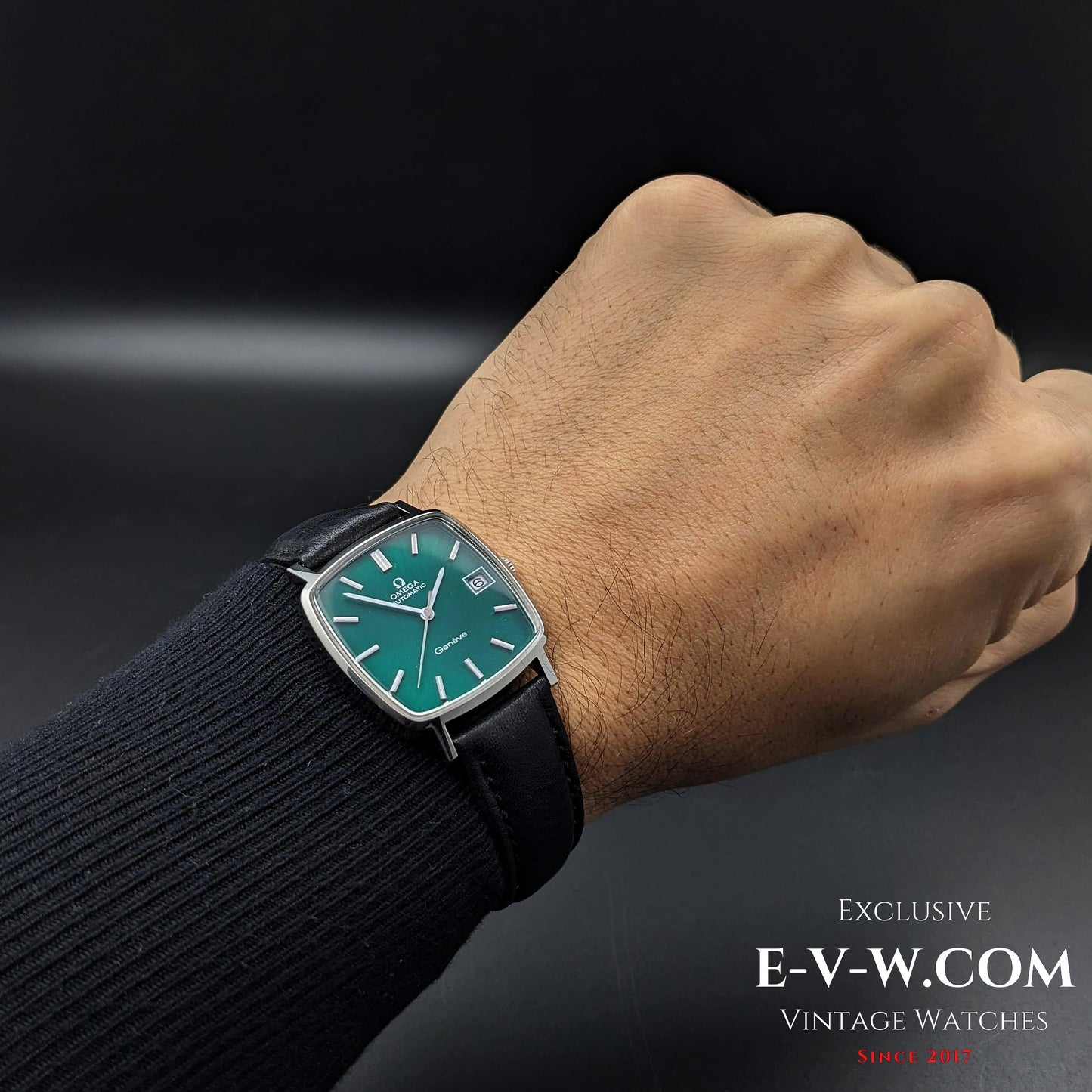 50 Years Old Vintage Omega Automatic / Green Dial Ref. ST1620060 / Cal. 1012 / Vintage 1973