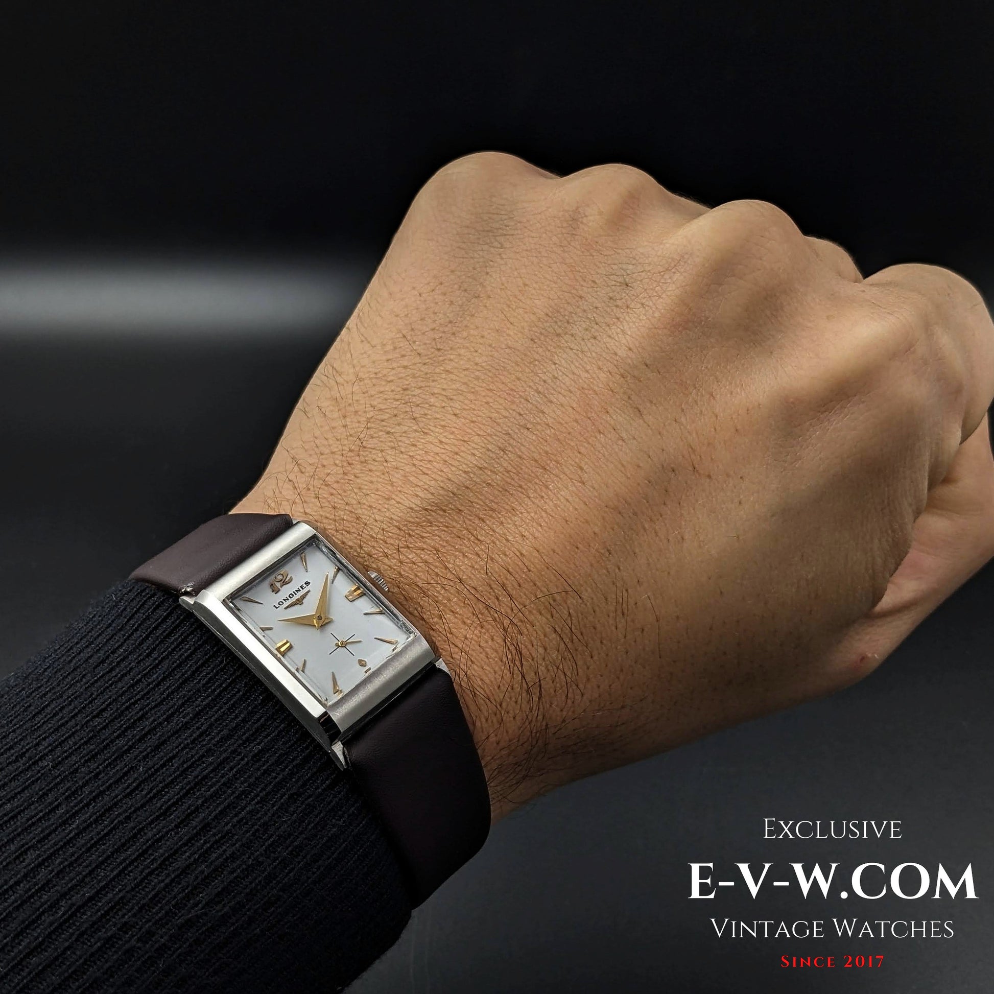 67 Years Old Vintage Longines Square Art Deco / Cal. 9LT / Vintage 1956			