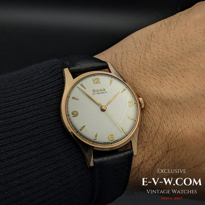 74 Vintage DOXA Antimagnatic / 14k Solid Gold / Cal. 11 1/2 1147 /  Vintage1950