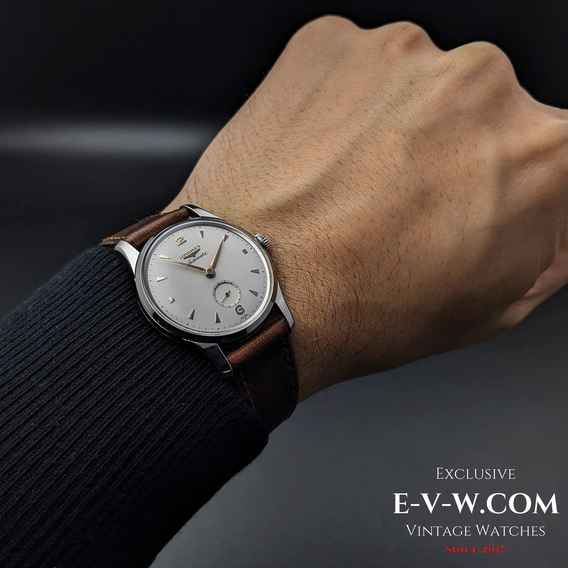 72 Years Old Vintage Longines Rare Automatic / Cal. 22A / Vintage 1951