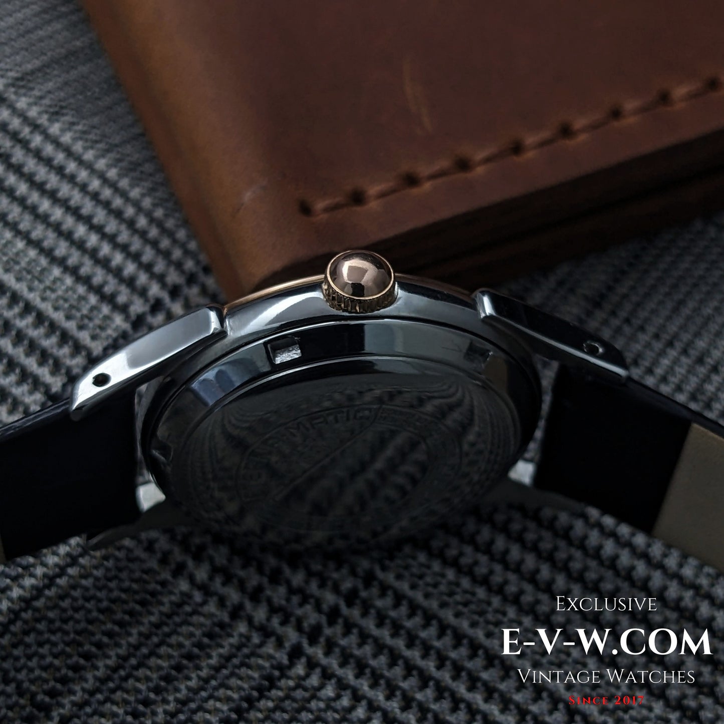 Eterna-Matic early five-ball Automatic | Two-tone case, “fancy” lugs | Cal. 1248T | Vintage 1950