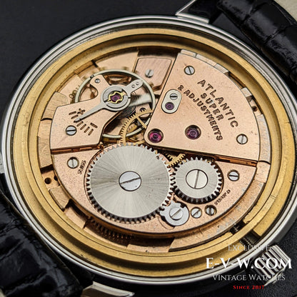 50 Years Old Vintage Atlantic Worldmaster Jumbo Two tone Bull's Eye Dial / Cal. 1100 / Vintage 1970s