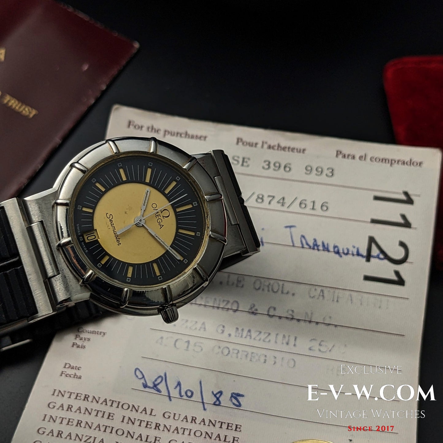 43 Years Old Vintage Omega Seamaster DYNAMIC / Ref. 3960993 / Cal. 1430 / Vintage 1982