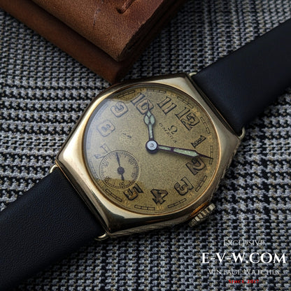 96 Years Old Antique Omega Art Deco Gold Plaqué | Cal. 26.5 SOB | Antique 1929 | Serviced