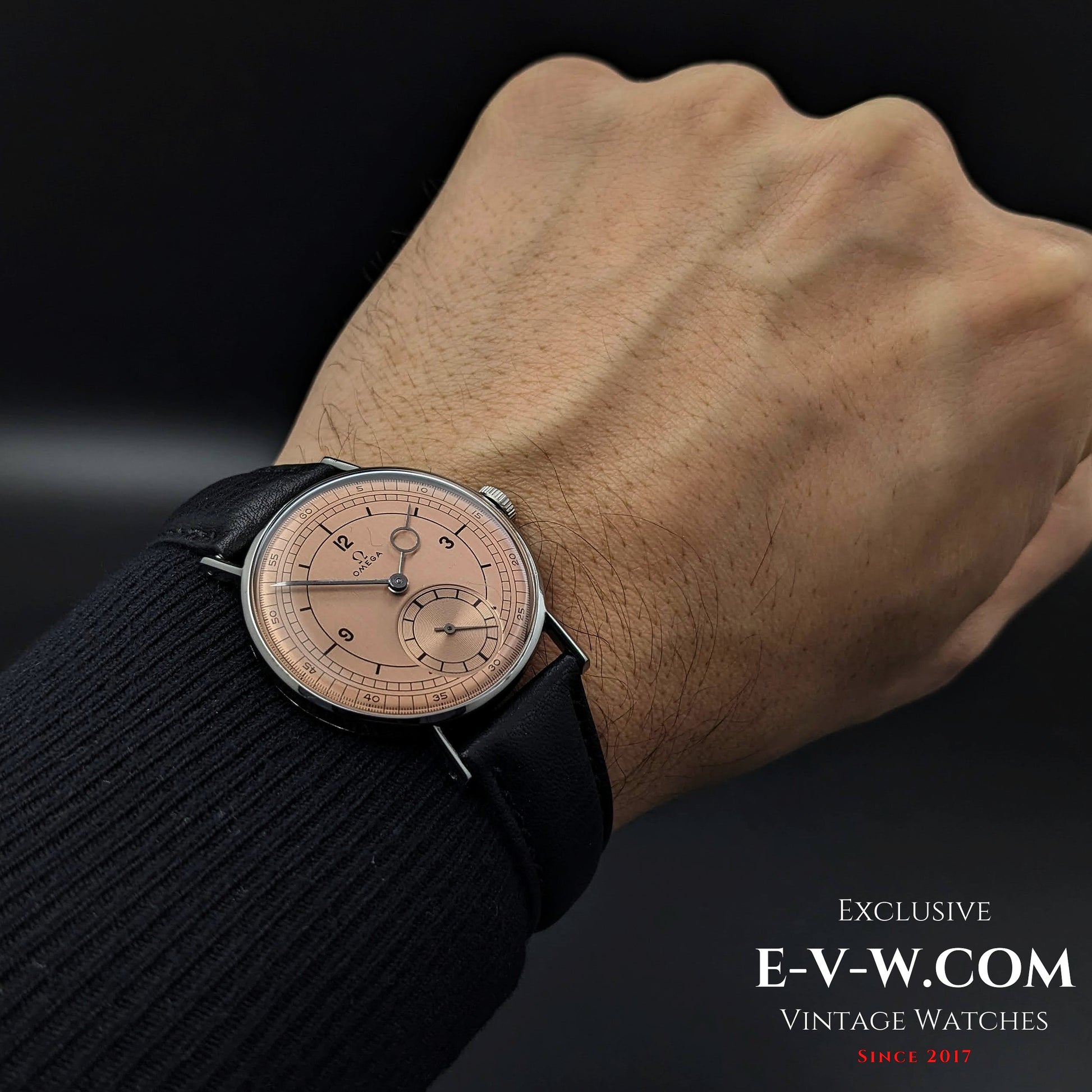 81 Years Old Vintage Omega Salomon / Rare Pontifex Hands / Cal. 30T2 / Vintage 1943